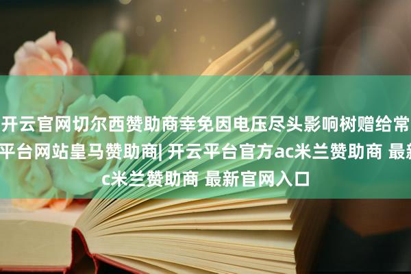 开云官网切尔西赞助商幸免因电压尽头影响树赠给常启动-开云平台网站皇马赞助商| 开云平台官方ac米兰赞助商 最新官网入口